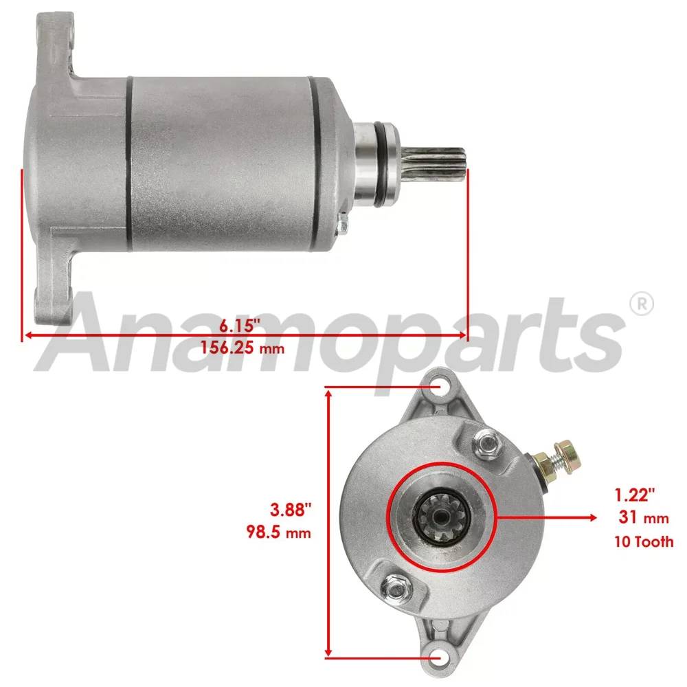 Motorcycle Parts Engine Starter motor Assembly fits for 1988-2005 SUZUKI LTF300F LTF250 LT-F 4WDX Arctic Cat 300 31100-19B00