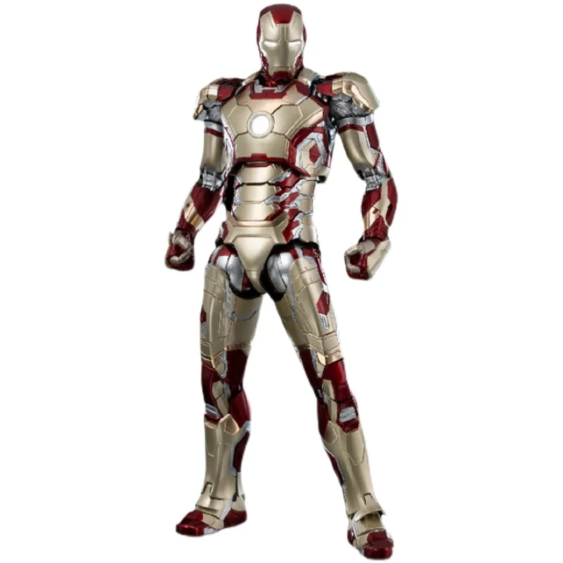 In magazzino 100% originale Threezero DLX Iron Man 3 Iron Man Mark 42 Movie Character Model Art Collection Toy Gift