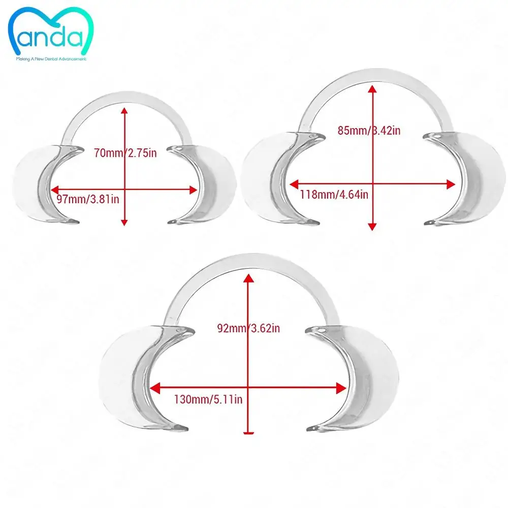 

Dental C Shape Mouth Opener Lip Cheek Retractors Teeth Whitening Mouth Gag Spreader Dentistry Dentist Accessories