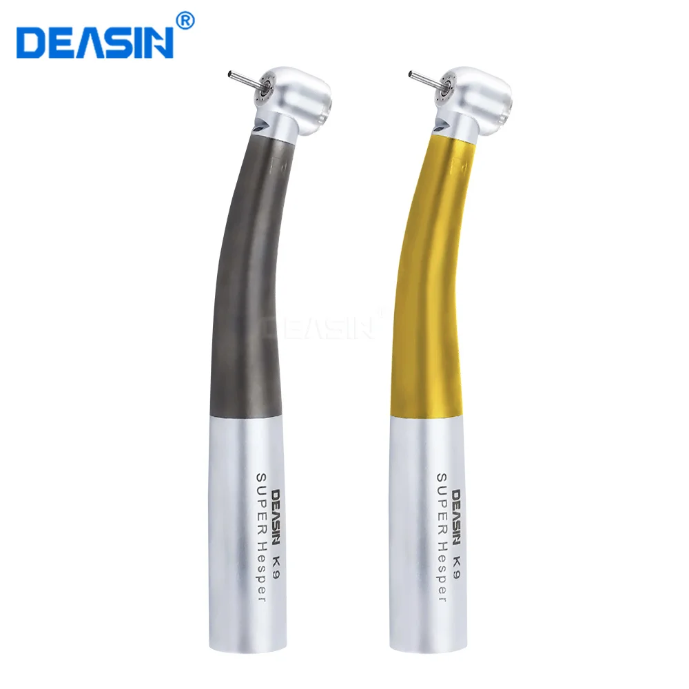 

DEASIN Titanium Alloy Dental Handpiece Optical Fiber Torque Head Air Turbine Ceramic Bearing for KaVo 2/4/6 Hole Connector