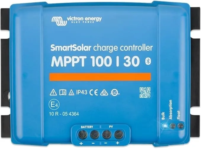 

Solar MPPT 100/30 Charge Controller – 12V/24V, Bluetooth Built-In