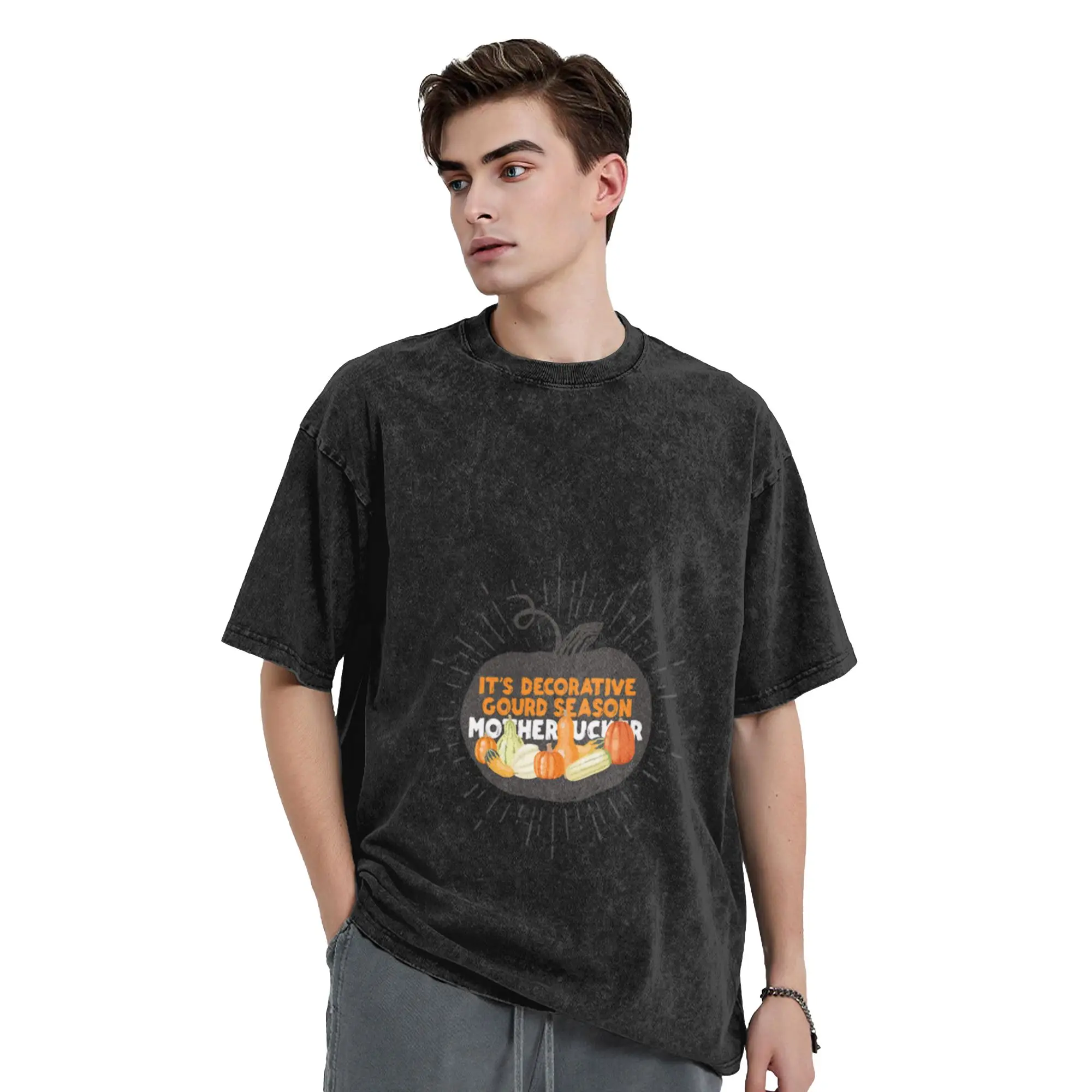 It s Decorative Gourd Season Mother Thanksgiving  Unique Cool A Vintage Oversized Cotton Unisex T-Shirts
