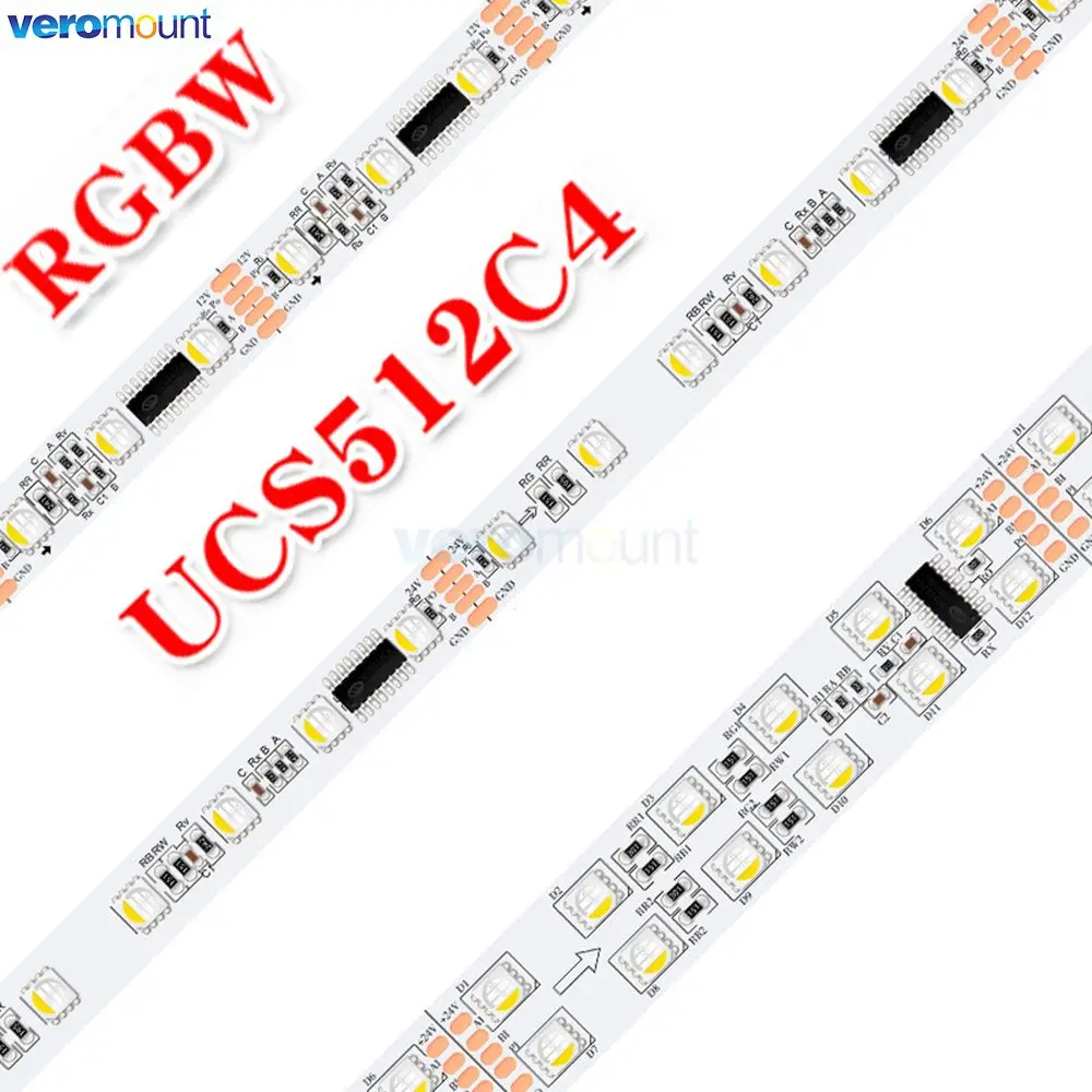 pixel enderecavel led strip dmx512 padrao ucs512c4 ic 16pin rgbw rgbww 5050 em 60 leds 120leds m ip20 ip65 ip67 5m cc 12v 24v 01