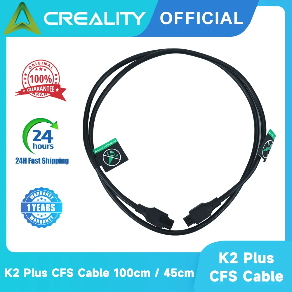 CREALITY Official K2 Plus CFS Cable 100cm / 45cm Original 485 Cable for K2P CFS-100cm 45cm 3D Printer Accessories