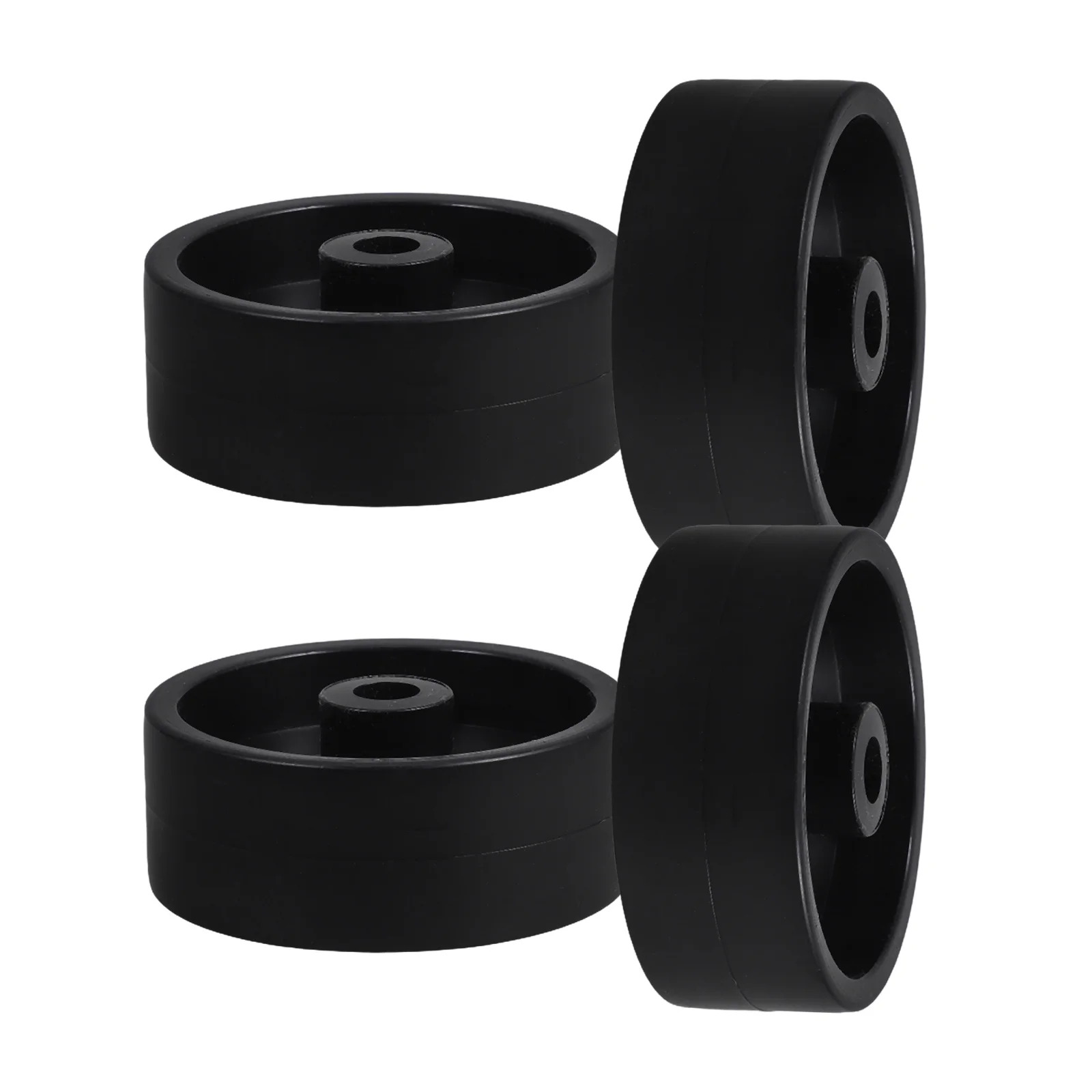 4 قطعة مجموعة عجلات سخان الغاز البلاستيك الثقيلة عجلة عالمية لسخان الفناء في الهواء الطلق استبدال أجزاء مقطورة جاك جزء #1