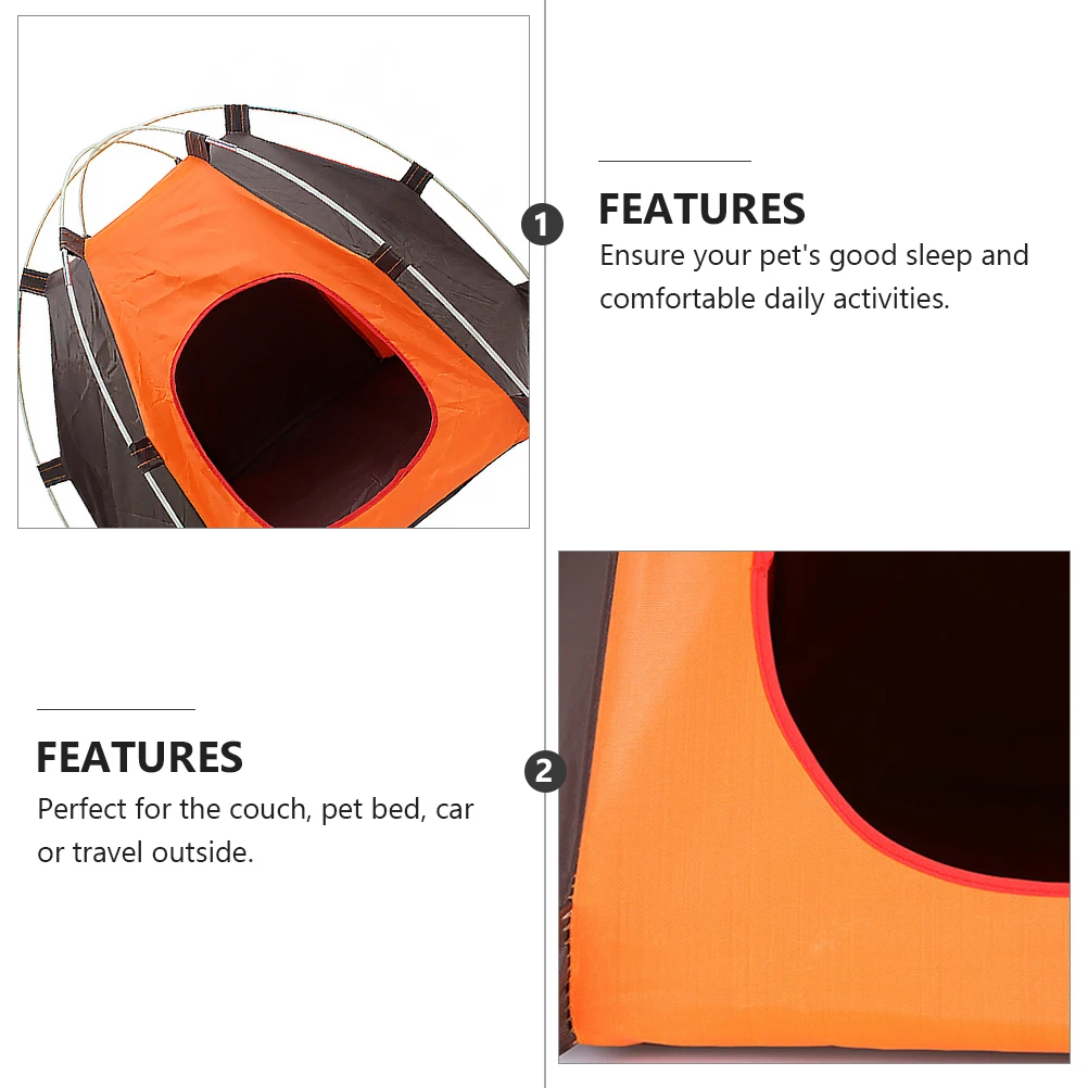 

Outdoor Pet Tent Breathable Dog Shelter Portable Cat Nest Mini House Beach Bed Toy Pet Supplies Breathing Warm
