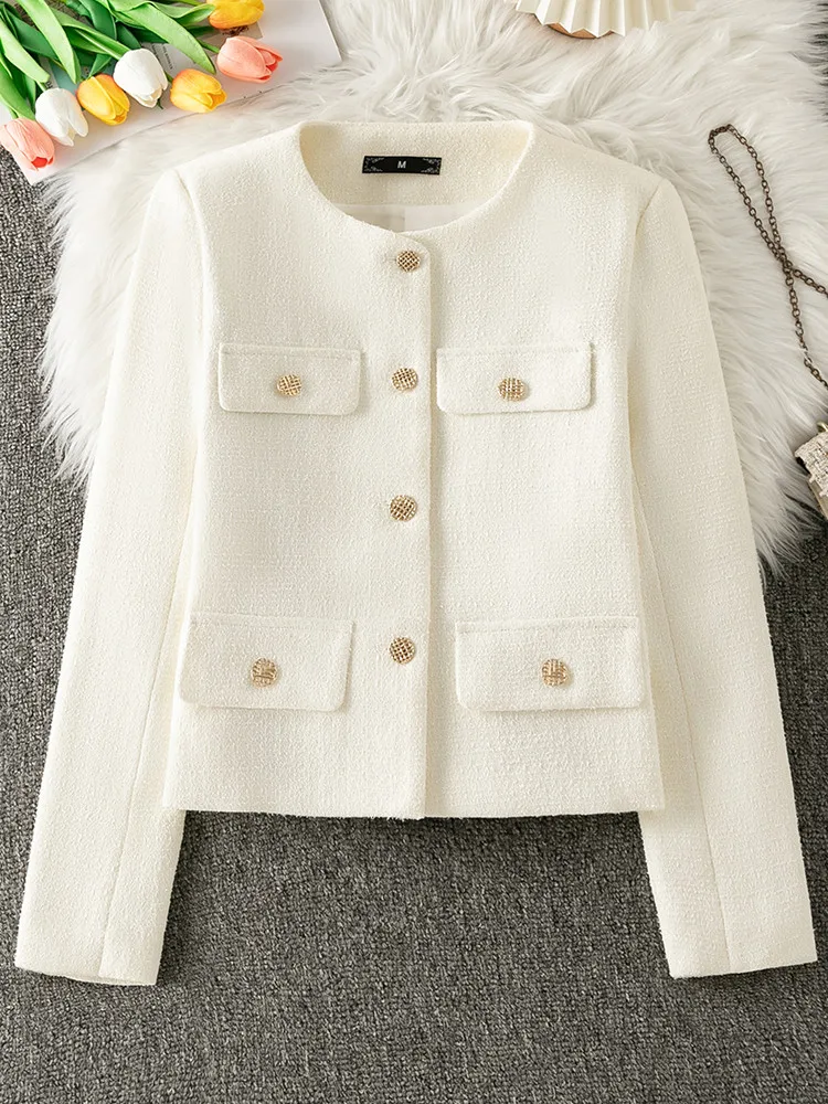 

Модный зимний повседневный женский пиджак, женский бежевый, черный однотонный женский пиджак с длинными рукавами, пальто