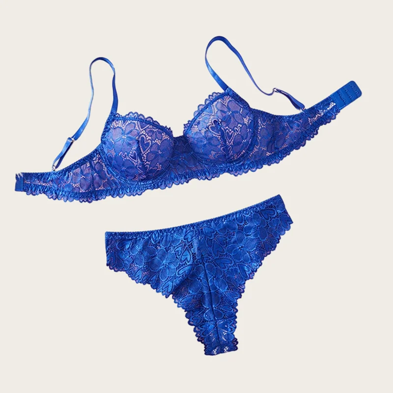 

Sexy Women Underwear Romantic Lace Lingerie Fancy Hollow Erotic Lingerie Ultra Sexy Bra and Panty Sets Intimate Daring Lingerie