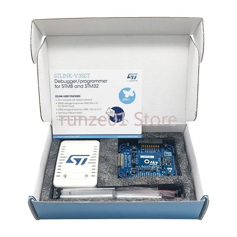 Off-the-shelf STLINK-V3SET modular online debugger and programmer for STM32/STM8 imports