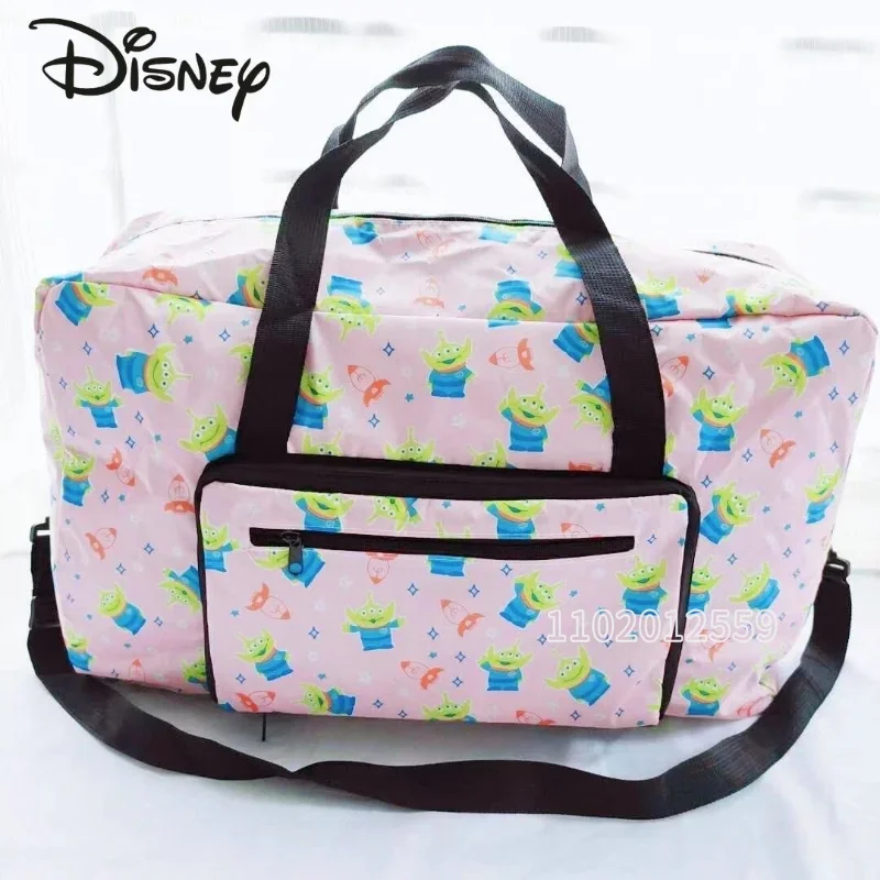 Nuevo bolso de viaje portátil de Disney, bolso de viaje de dibujos animados de marca de lujo, bolsa de equipaje multifuncional de gran capacidad, bolsa de almacenamiento