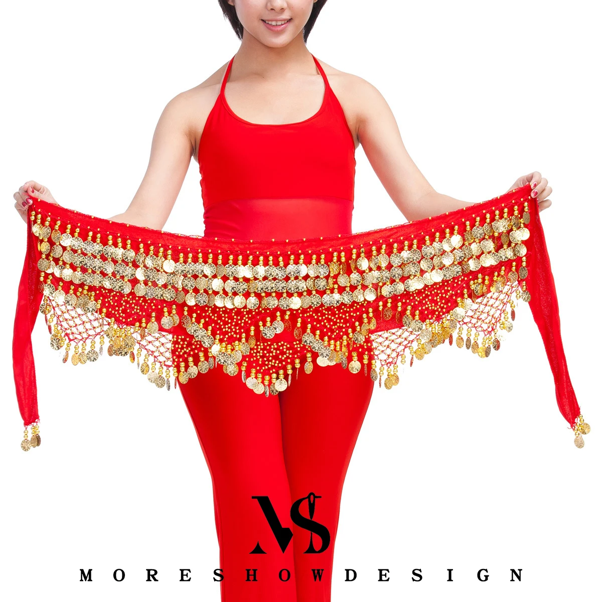 

Belly Dance Performance Accessories Waist Chain Belt for Women Stage Performance Dancewear Coin Belt Chain Hip Scarf Dance Prop