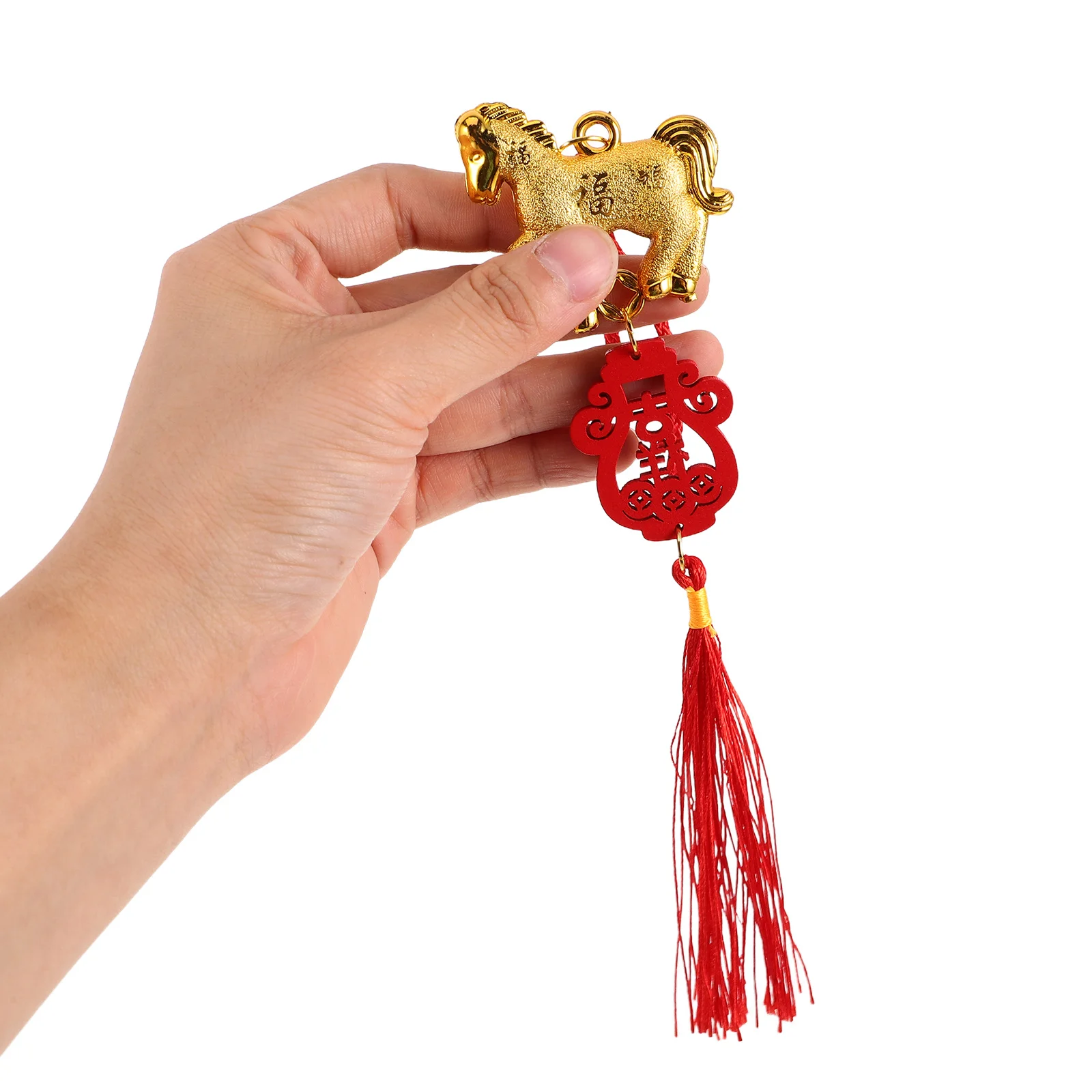 6 قطعة السنة الصينية الجديدة زودياك الحصان المعلقات مهرجان الربيع الديكور السنة القمرية الجديدة زخرفة الازدهار السحر #1