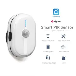 ZigBee3.0 Sensor infrarrojo inteligente Tuya, Sensor humano, Graffiti, Sensor infrarrojo inteligente para el hogar, notificación Push PIR al teléfono móvil