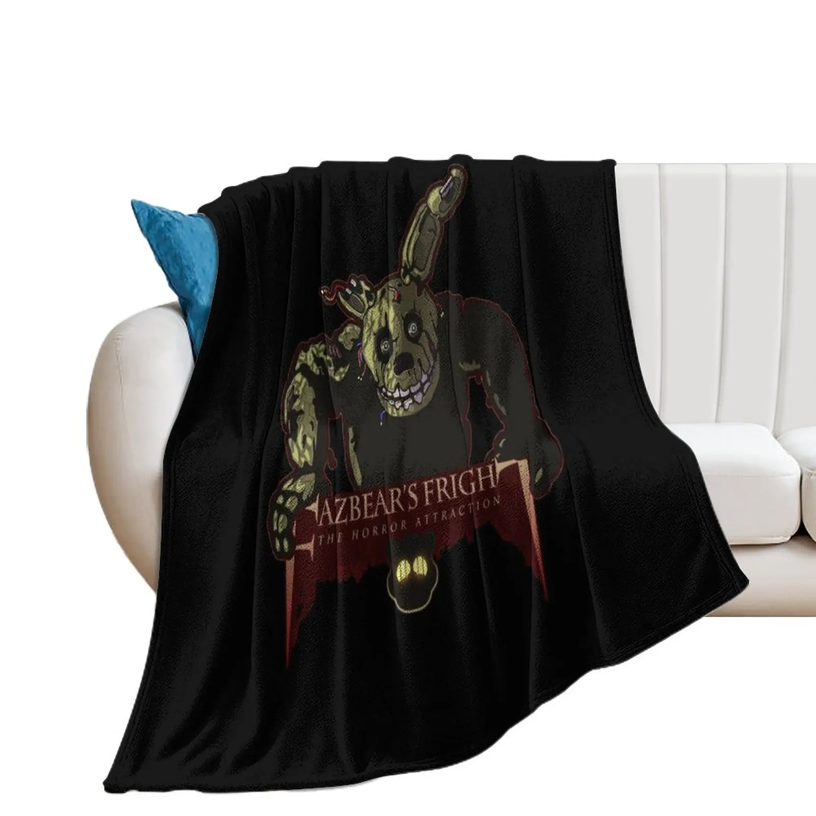 Fazbear's Fright The Horror Attraction Classic T-Shirt Throw Blanket Fashion Sofas Blankets For Baby Soft Beds Blankets