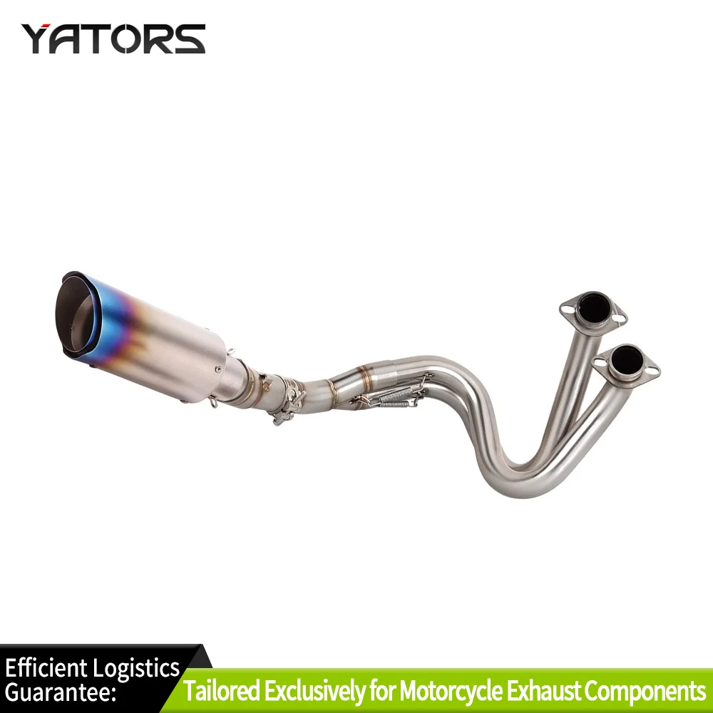 

Exhaust System Muffler Front Mid Pipe For Kawasaki Ninja 650 Z650 ER6N/F 2012-23 Exhausts Pipes