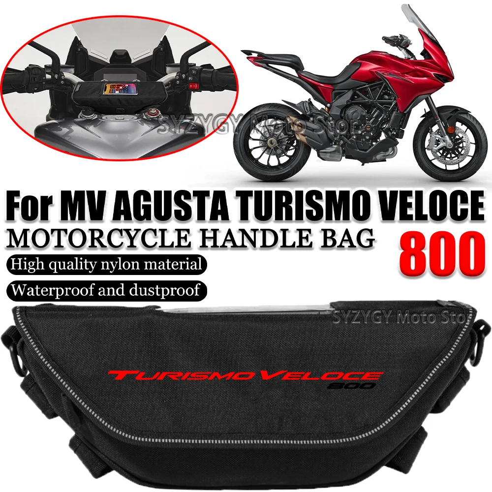 

For Mv Agusta Turismo Veloce 800 Motorcycle handlebar bag rider bag waterproof and dustproof motorcycle bag riding bag