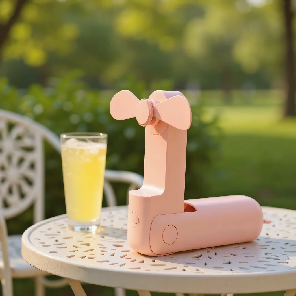 

Портативный вентилятор с перезаряжаемым USB: портативный мини-вентилятор 2-в-1, длительный срок службы батареи для лета, офиса и студентов