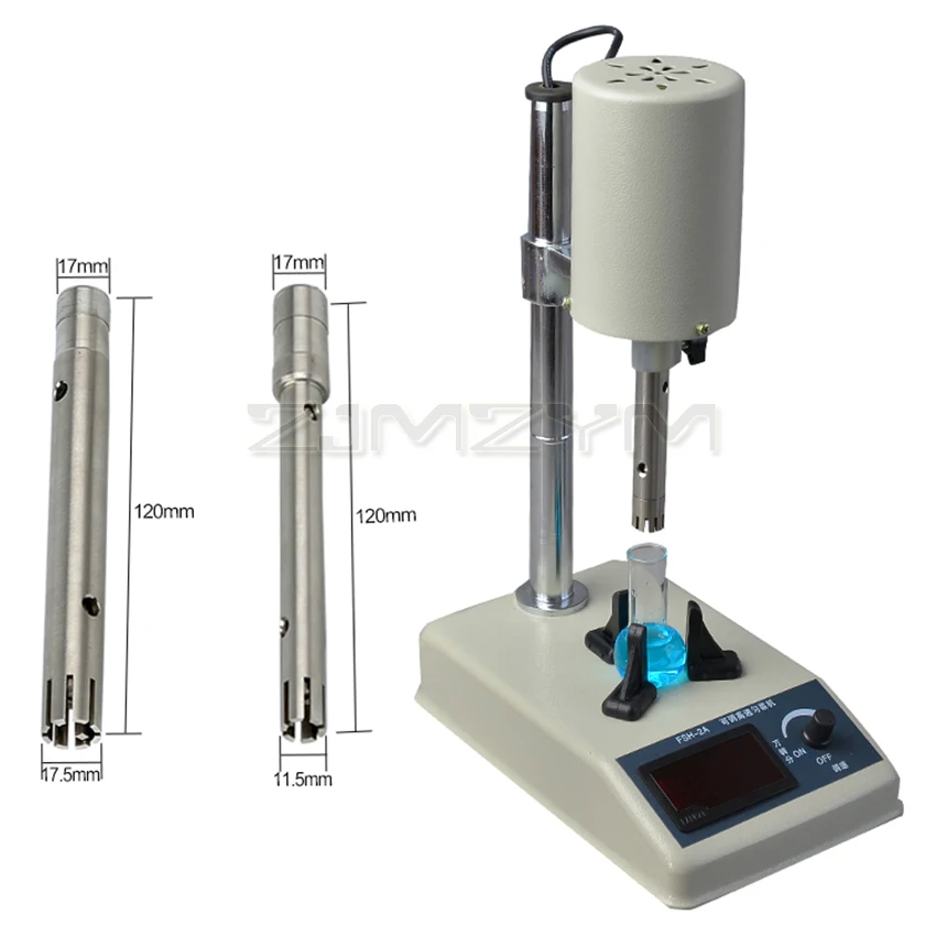 Imagem -02 - Homogenizador de Alta Velocidade Ajustável Homogenizador de Alta Velocidade de Laboratório Triturador de Tecidos Dispersador Emulsionador 110v 220v Fsh2a