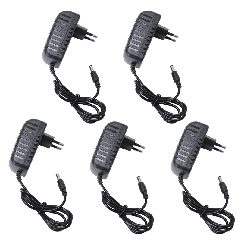 5X AC 100 - 240V To DC 12V 2A Power Supply Adapter For LED Lights LED Light Strip