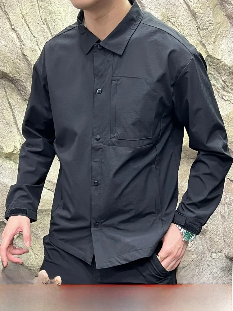 

Мужская легкая весенне-летняя водонепроницаемая одежда из 3D-серии Travel Series, весенне-летняя одежда с подставкой