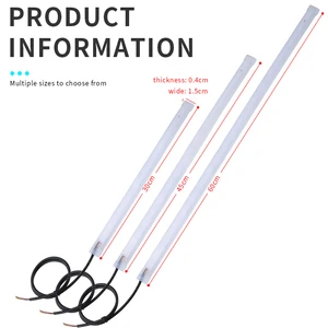 2pcs LED DRL Car Daytime Running Light Flexível Impermeável Strip Auto Faróis Branco Turn Signal Amarelo Brake Flow Lights 12V 12 principais vendas drl e pisca - №1