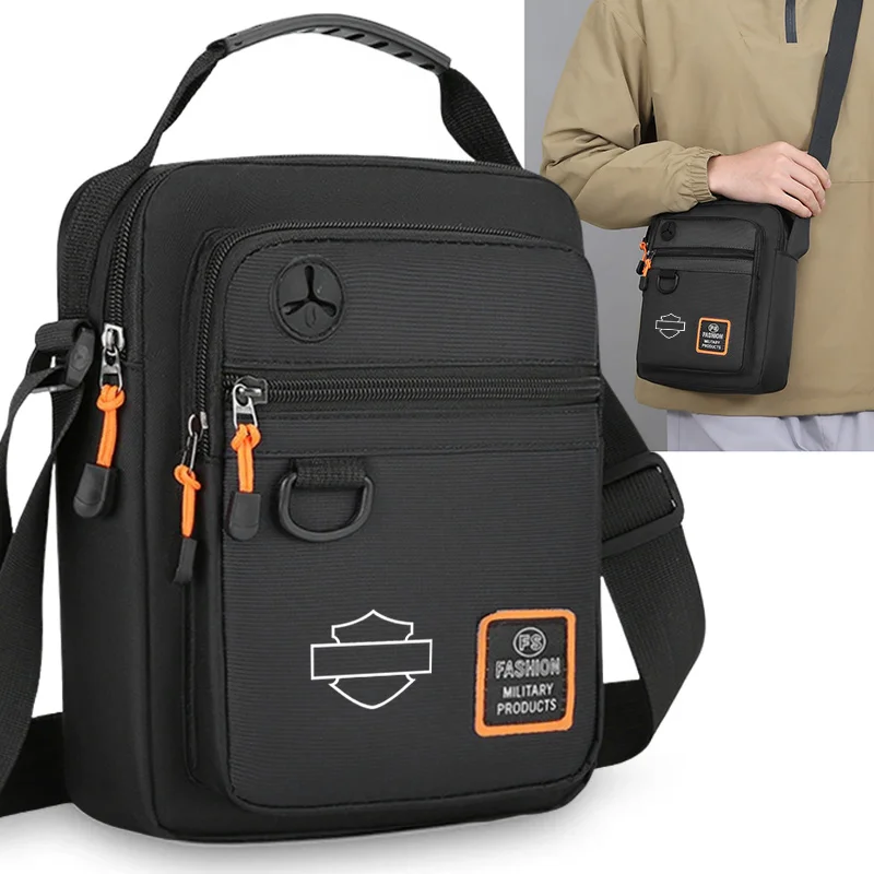 

Nylon Men's Bag Available In Single Shoulder Or Cross-body Design Suitable For Harley Davidson Sportster VRSC Touring X48 883