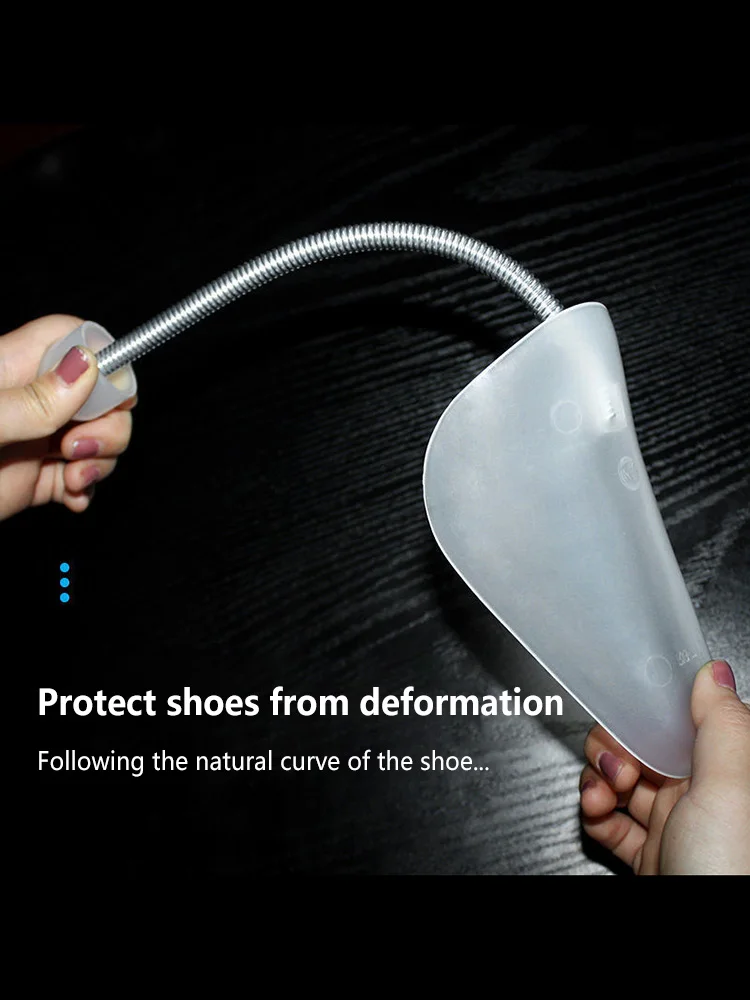 1Pair Spring-loaded Qualitative Shoe Stretcher Anti-deformation Inner Support Shoes Expander Shaping Anti Wrinkle Shoe Lasts