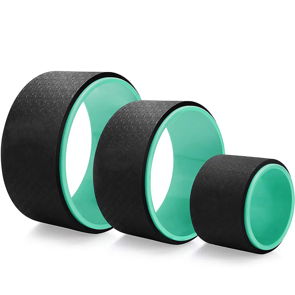 

Back Pain Backbends & Stretches Increase Strength & Flexibility Yoga Wheel Set 3 Pack Yoga Foam Roller