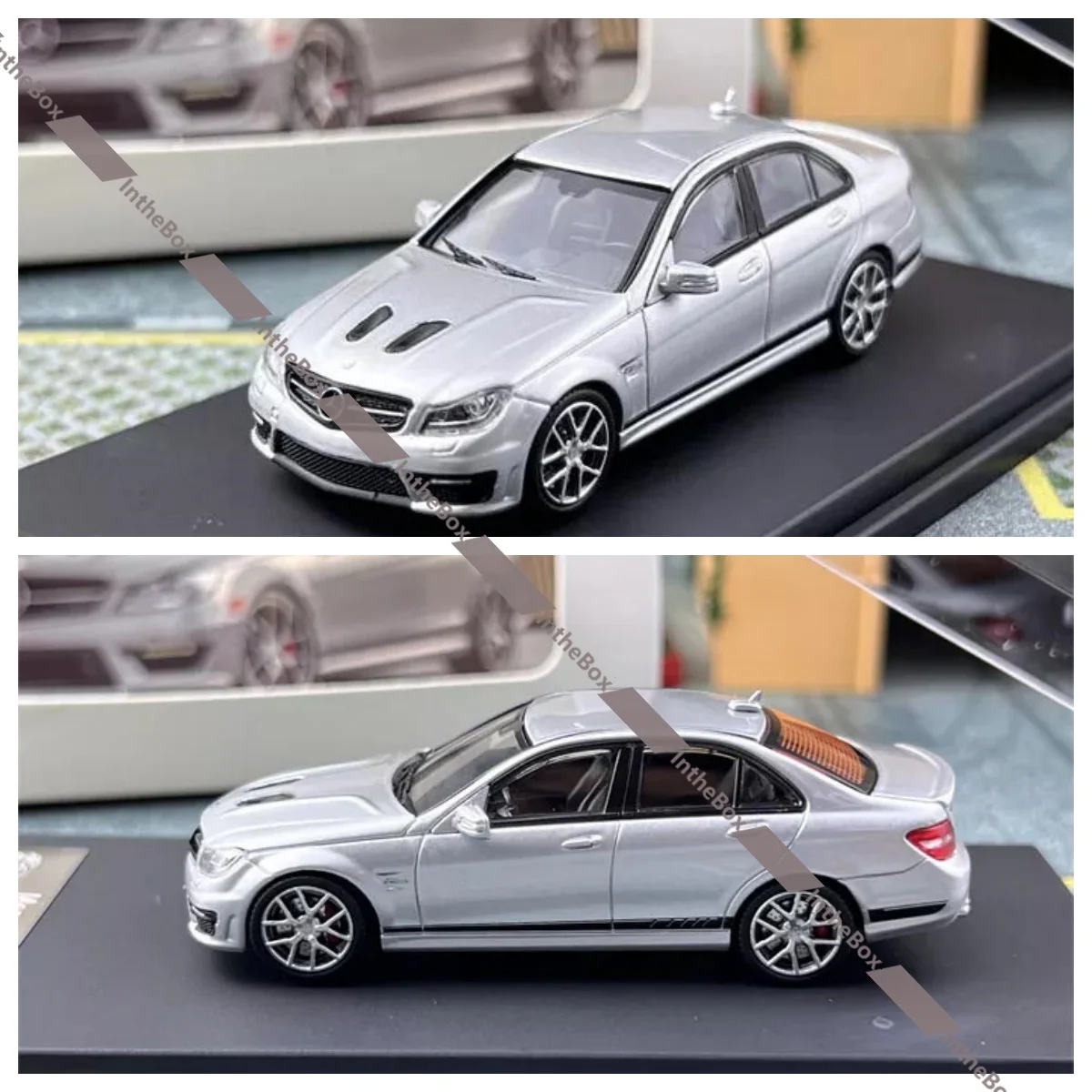 King Model 1/64 MB C63 W204 507 Diecast Model Car Collection Limited Edition Hobby Toys