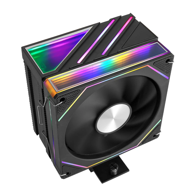 XUANFENG互換 i5 i7 i9 x99 AM4 AM5対応 高効率 ブラック 4ヒートパイプ 120mm ARGBファン CPU空冷クーラー LGA2011-3 115x 18xx 1200 1700