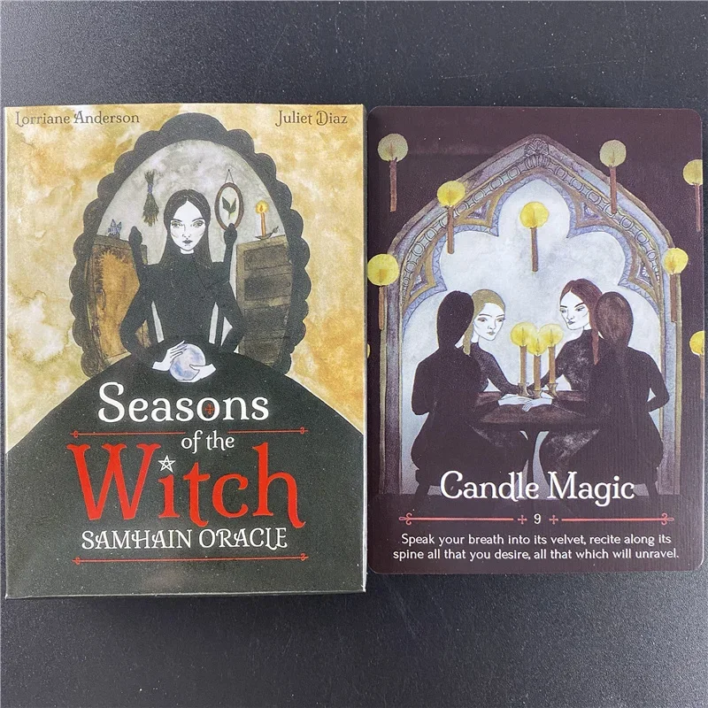 Seasons of the Witch Oracle Oards Samhain Oracle Hot Sell Rider Tarot Cards For Divination Tarot Deck Board games