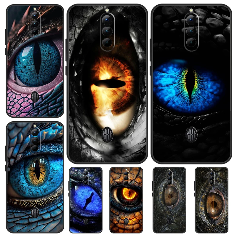 Dragon Eye Gothic Phone Case For Nubia Red Magic 8 8S Pro Plus 6S 7S 6 7 Pro 6R 5G 5S Back Cover Shell