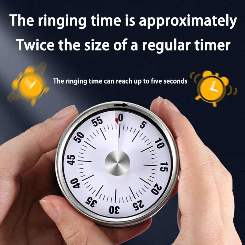Mechanical Kitchen Timers Pomodoro Eggs Cooking Timer Professional Kitchen Cooking Magnetic Digital Timers Desktop Timer Gadgets