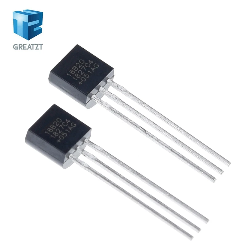 1/5/10pcs DALLAS DS18B20 18B20 TO-92 IC CHIP Thermometer Temperature Sensor