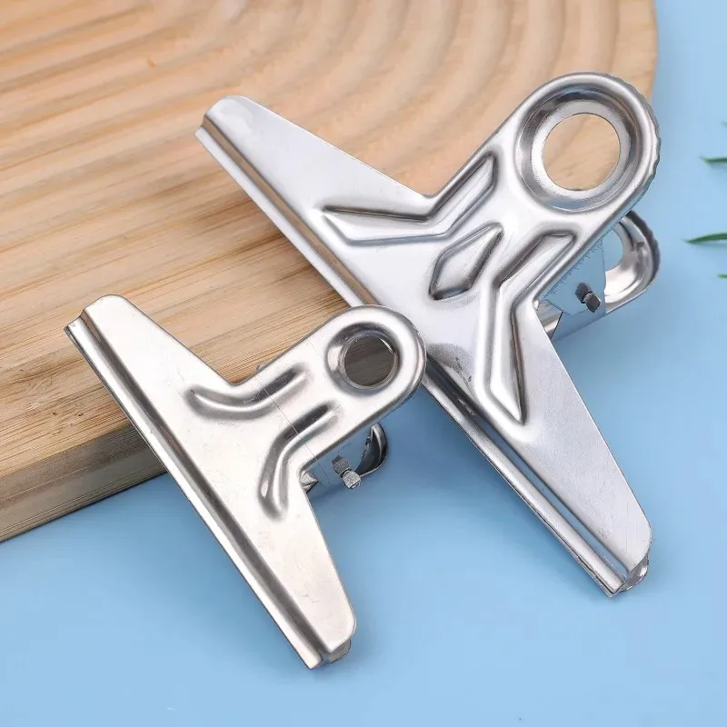 1/3/5PCS Edelstahl Clip 4/5,5/7/11,5/15/18mm Metall Clips für Pinnwand Kunstwerke Lebensmittel Tasche Fotos Dokument Büro Schreibwaren