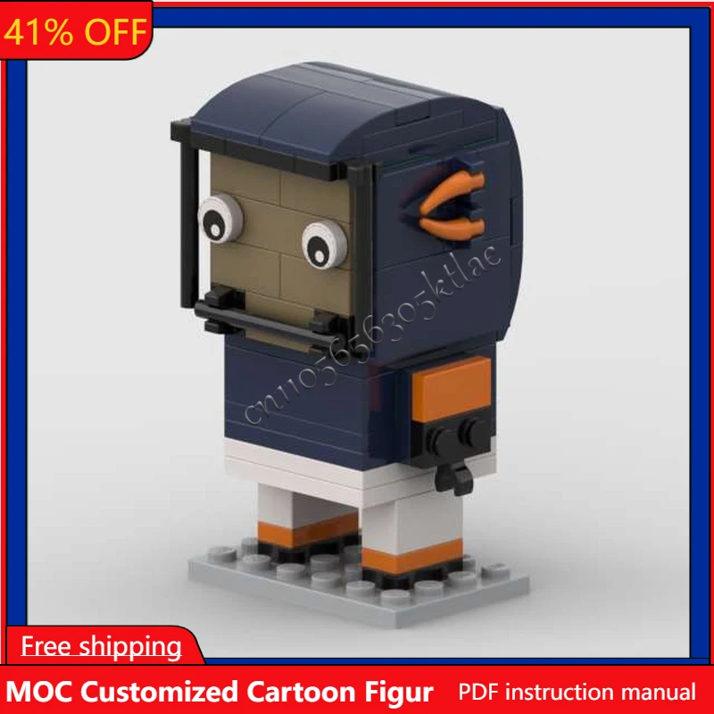 

82Pcs MOC Sports Superstar Character Collect Series Brickhead Model DIY Creative Puzzle Birthday Cartoon Anim Figures Toys Gifts