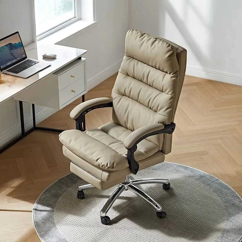 Modern Swivel Computer Chair Adjustable Contemporary Leather Office Chair