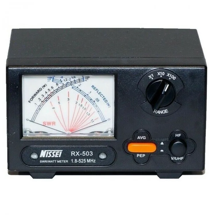 NISSEI RX-503 1.8-525MHz 0-200W Short Wave UV SWR Power Watt Meter