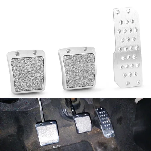 Imagen 2 del producto Pedales de coche de carreras, reposapiés, acelerador, estribo, freno, embrague, pedal para Honda Accord Civic CRX Del Sol, sin logotipo