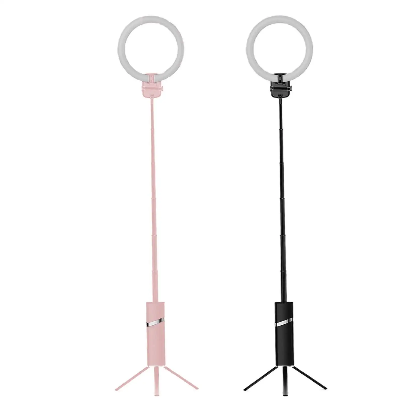 

10" Selfie Ring Light with Tripod Stand Phone Holder Portable Foldable for Live Stream Video Recording Photography Makeup