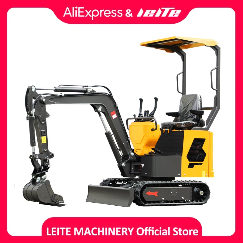 

Factory Customiz 3500kg Micro Bagger 3ton Diesel Mini Excavators Chinese Mini Excavator 1.2Ton Hydraulic Crawler Excavator 2 Ton