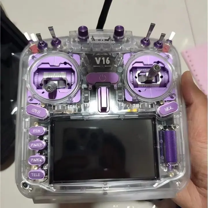 HelloRadio V16 Multi-Protocol RC Transmitter EdgeTX Touch Screen ELRS FrSky TBS Crossfire For FPV Drone TX16S （No battery）