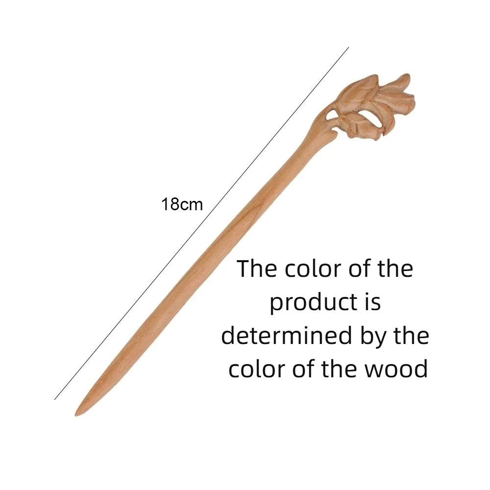 Tusuk Rambut Bentuk Gelombang Kupu-kupu Tanduk Burung Bunga Jepit Rambut Korea Tusuk Rambut Kayu Garpu Rambut Cina Jepit Rambut Wanita Hanfu