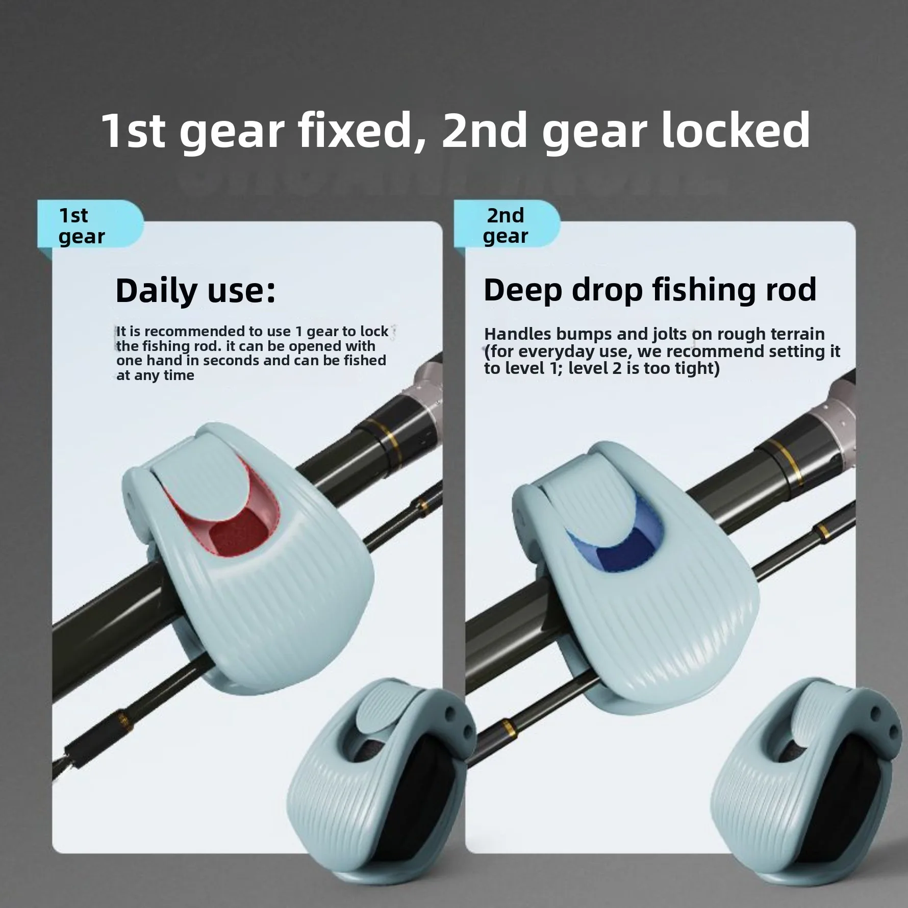 Multi-Functional Fishing Rod Holder Clip Binder for Rods Storage Protection Organizer - Detail 1