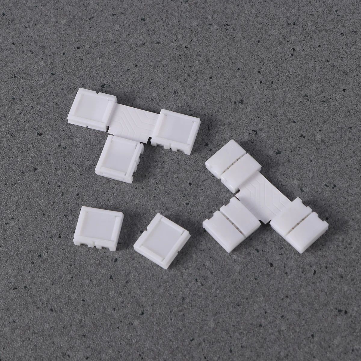 10 قطعة T شكل مصباح ليد قطاع الزاوية موصل ل 10 مللي متر Rgb شرائط مصباح سهلة التركيب لا لحام مقاوم للماء غير مقاوم للماء