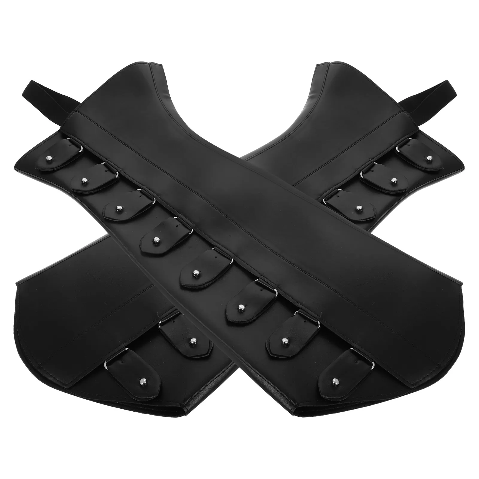 

Пара регулируемых средневековых гетр для высоких сапог, для костюмов эпохи Возрождения, косплея, исторических образов, пиратских костюмов, стимпанка