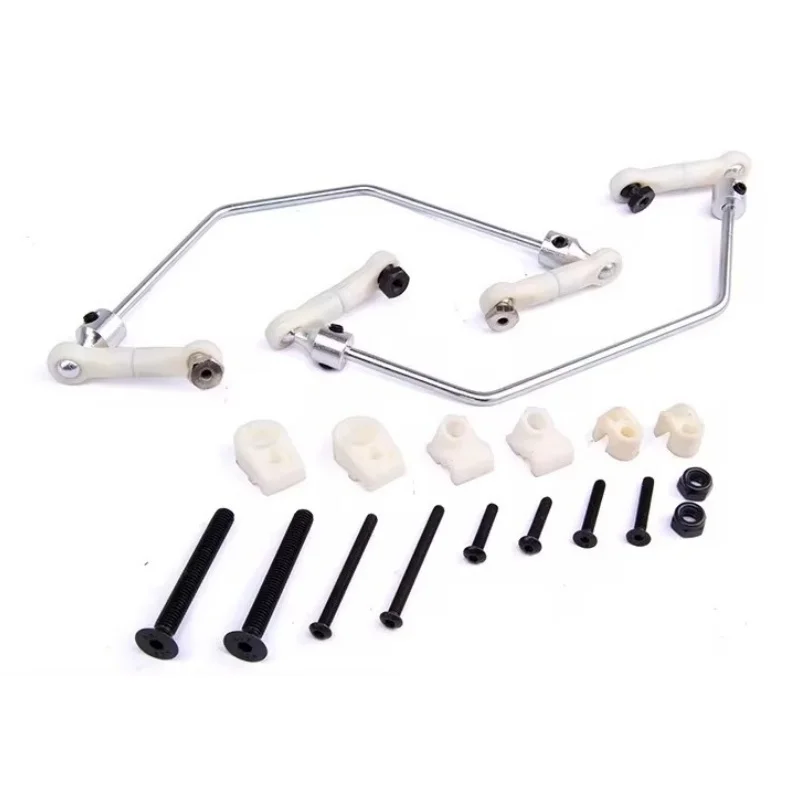 Rovan Front and Rear White Nylon Sway Bar Kit for HPI Rovan and King Motor 1/5 scale Baja vehicles