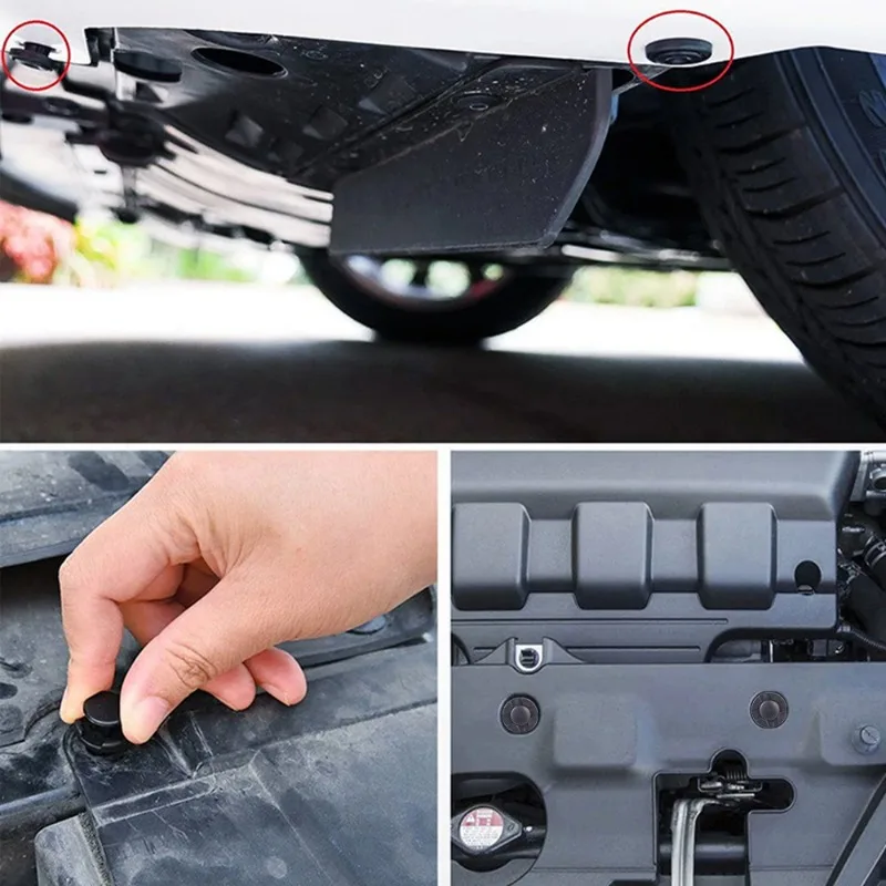 20-100PCS Automotive Fasteners 8mm Expanding Rivet Car Mudguard Bumper Door Panel Fixing Clips For Nissan Infiniti 01553-09321