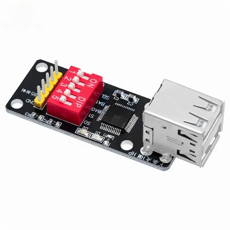 M51K-2X CH9350 Module HID Keyboard Mouse To Serial Port Virtual Keyboard Scanner To Serial Port KVM Converter