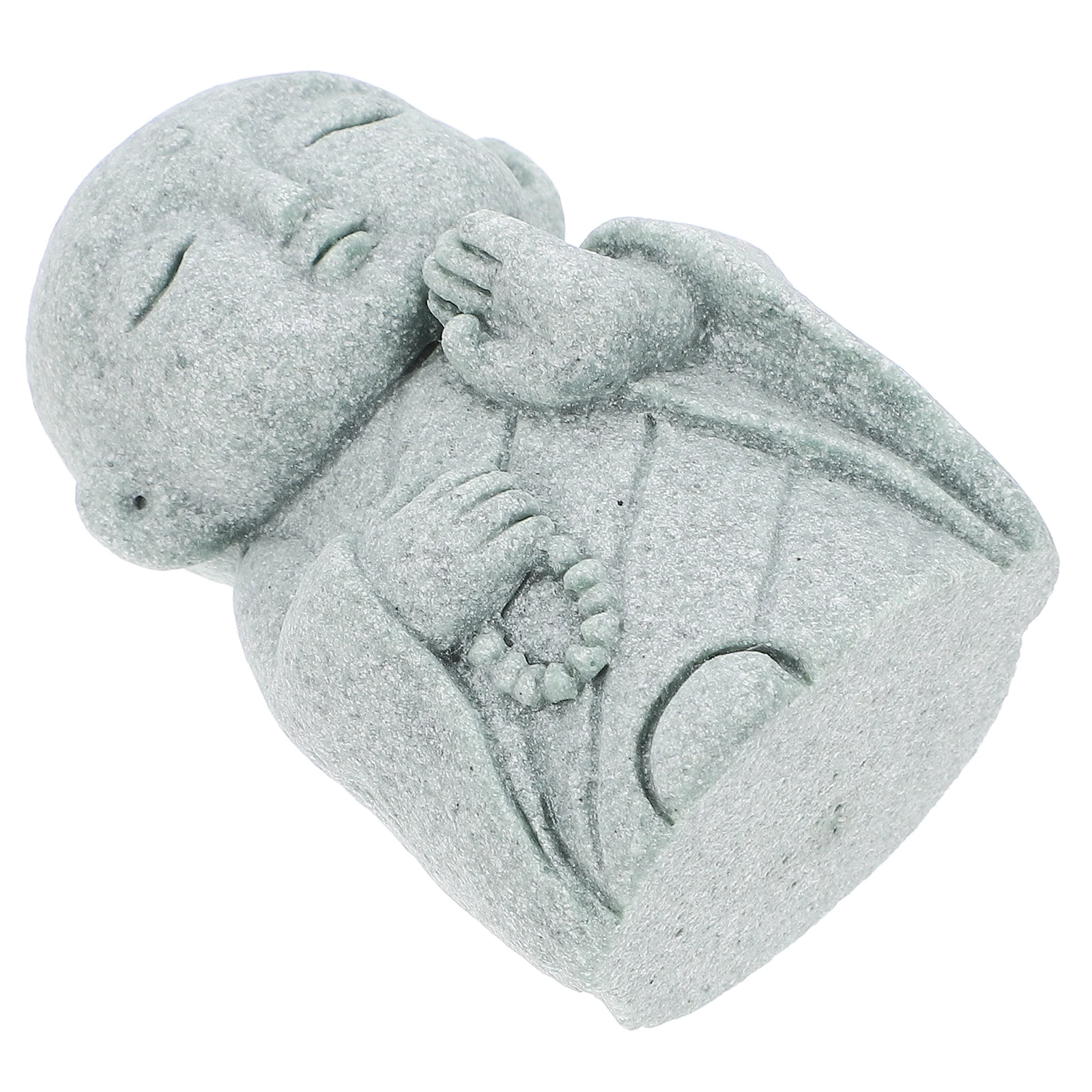 

1pc Vintage Buddha Statue Ornament Desktop Small Sculpture Decor Zen Garden Crafts Home Stone Gift Fengshui Figurine